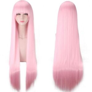 Philipss88 100cm Rosa Lange Perücke Darling In The Franxx 02 Zero Two Cosplay Kostüm Hitzebeständiges Kunsthaar Frauen Party Cosplay Perücken