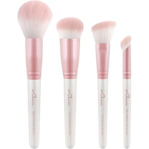 Luvia Cosmetics Brush Brush Set Prime Vegan Candy Flawless Face Set Prime Concealer + Blush Brush + Angled Buffer + Powder Brush