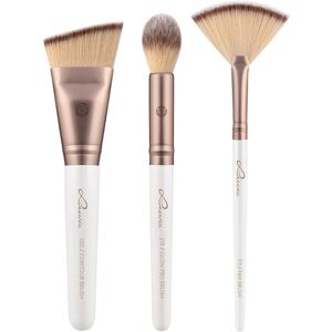 Luvia Cosmetics Brush Brush Set Prime Vegan Highlight & Contour Set Fan Brush + Glow Pro Brush + Contour Brush