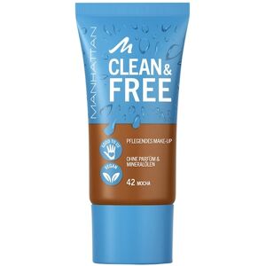 Manhattan Make-up Ansigt Clean & Free Nærende Make-up 42 Mocha