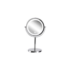 Shumee kosmetikspejl LED 20 cm sølv VERDUN