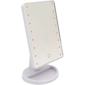 A2Z Justerbart make-up spejl med LED. hvid White