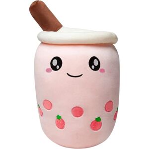 LOST STAR Cartoon Bubble Tea Plys pude 13,7 tommer Boba Plys Kawaii Plys Fyldte Legetøjsgaver til piger, drenge og venner Valentinsdag jul