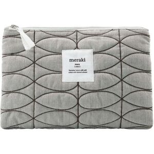 Meraki - Mentha Trousse de toilette 30 x 20 cm, light grey / army green