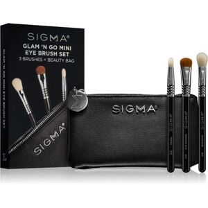 Sigma Beauty Brush Set Glam N Go Kit de pinceaux avec pochette - Publicité