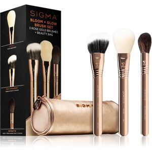 Sigma Beauty Brush Set Bloom + Glow kit de pinceaux avec étui - Publicité