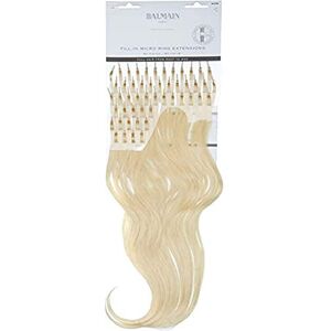 Balmain Micro Ring Extensions de cheveux humains 50 pièces Longueur 40 cm L10 Blond super clair 240 g - Publicité