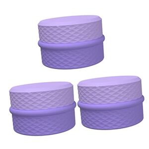 FRCOLOR 3 Pièces Boîte d'emballage De Beauté Bouteilles De Toilette De Voyage Conteneurs De Voyage Cadence Bouteilles De Voyage en Silicone des Boucles d'oreilles Gel De Silice Violet Pot - Publicité