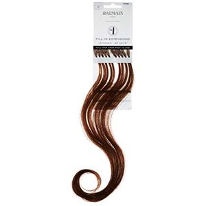 Balmain Lot de 10 extensions de cheveux humains à remplir Longueur : 45 cm Numéro L6 Blond naturel foncé 0,04 kg - Publicité