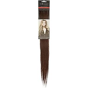 Balmain HairXpression Lot de 25 extensions de cheveux humains 50 cm Marron foncé 190 g - Publicité