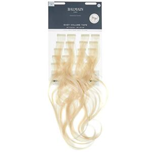 Balmain Lot de 20 extensions de ruban adhésif en cheveux humains, 55 cm de long, 10 A, blond cendré ultra léger, 82 g - Publicité