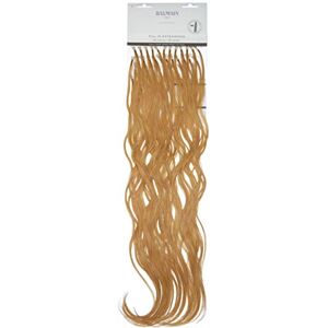 Balmain Lot de 50 extensions de cheveux humains à remplir Longueur : 55 cm 9 g Blond doré profond très clair 45 g - Publicité