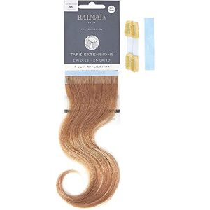 Balmain Lot de 2 extensions de cheveux humains Longueur 25 cm 8A Blond cendré naturel 22 g - Publicité