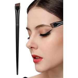 fanelod Pinceau à sourcils, pinceau eye-liner,pinceau de maquillage pour eye-liner de précision,pinceau de maquillage pour eye-liner de précision à angle fin,outil de maquillage à angle plat incliné ultra fin - Publicité