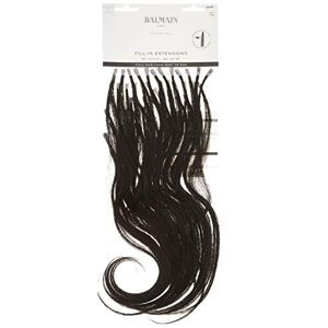 Balmain Lot de 50 extensions de cheveux humains Noir 40 cm Longueur 1 0,044901 kg - Publicité