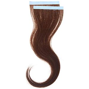 Balmain Lot de 2 extensions en cheveux humains 25 cm de long Marron chocolat 22 g - Publicité
