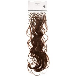 Balmain Lot de 50 extensions de cheveux humains L5 Brun clair 45 g Longueur 55 cm - Publicité