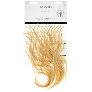 Balmain Lot de 50 extensions de cheveux humains Blond clair naturel 10 G Longueur 25 cm 0,033002 kg - Publicité