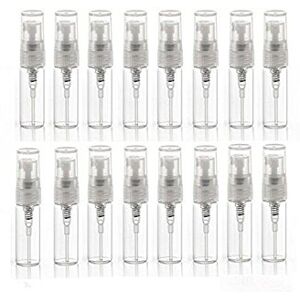 erioctry 20 PCS Portable Clear 5ml Glass Atomizer Bouteille Spray Refillable Parfum Bouteille vide pour Travel Party Must Makeup Tool - Publicité