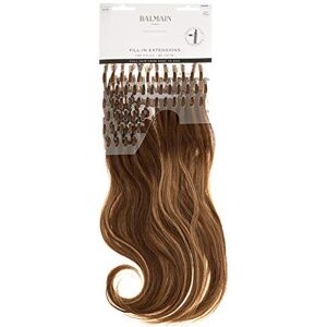 Balmain Lot de 100 extensions de cheveux humains 40 cm de long Numéro 6G.8G Blond doré foncé 0,09501 kg - Publicité