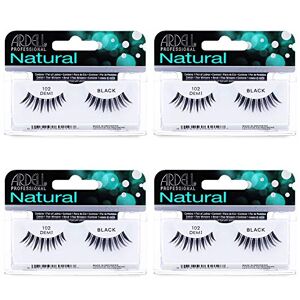 Ardell Natural Lashes False Eyelashes 120 Black (4 pack) - Publicité