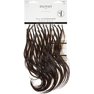 Balmain Lot de 50 extensions de cheveux humains 25 cm de longueur Numéro 3 Marron foncé 0,033002 kg - Publicité