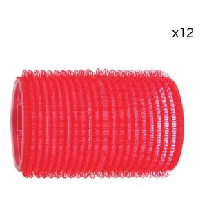 12 rouleaux velcro rouges Shophair 36mm - Publicité