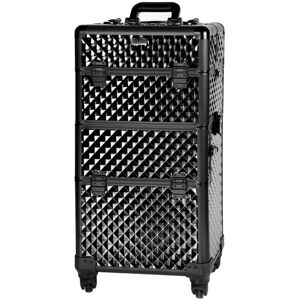 Parisax Professionnel Valise aluminium Diamond noire Parisax Professional