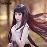 SCIONE Anime Cosplay perruques longue 80 cm bleu perruque Hinata Hyuga perruque fête Cos perruque femmes perruque Cosplay cheveux longs