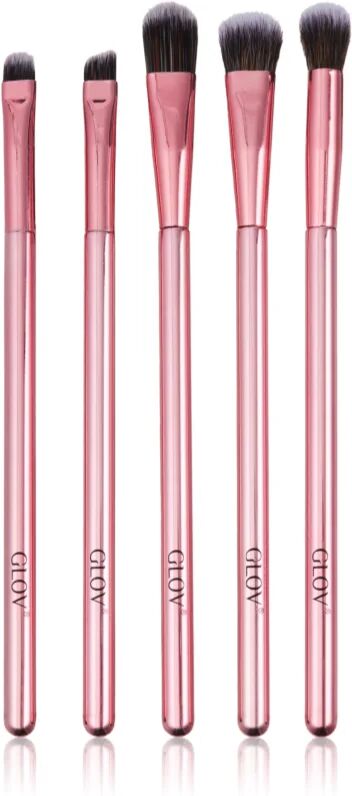 GLOV Accessories kit de pinceaux yeux type Pink 5 pcs