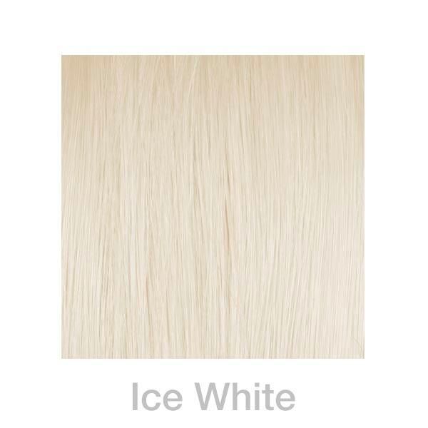 balmain fill-in extensions straight fantasy fiber hair 45 cm ice white bianco ghiaccio