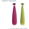 EUROSOCAP Ciocche Cheratina Crazy Colour Capelli Veri   40/45 Cm(Conf.10 Pz)