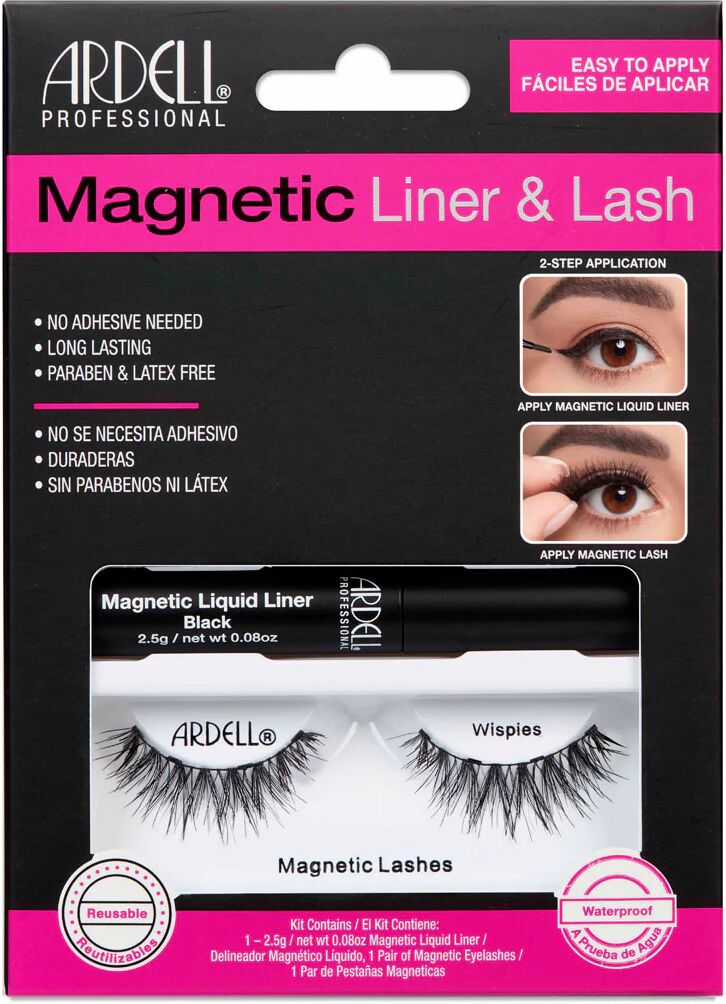 Ardell Kit Ciglia Magnetic Wispies + Eyeliner Liquido Magnetic