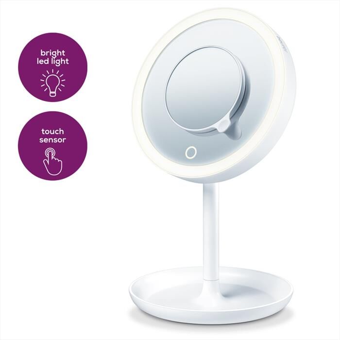 BEURER Bs 45 Specchio Cosmetico Illuminato Con Luce Led-bianco