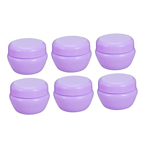 minkissy 12 Stuks Cosmetische Monsterflesjes Make-Up Container Jar Mini Plastic Potten Reiscontainer Containers Met Deksels Heldere Container Cosmetische Containers Cosmetische Crème