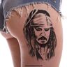 Tattoodrucker 2 x Jack Sparrow XL Tattoo Kuit- en armtatoeage A002 (2)