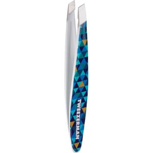 Tweezerman Mini Slant Tweezer Blue Mosaic