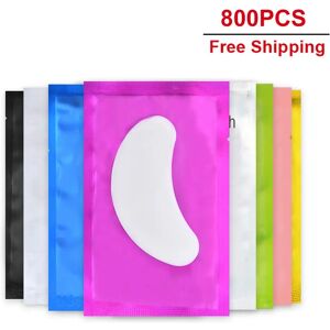 800Pairs Eye Patches Eyelash Extension Under Eye Pads Makeup Hydrogel Gel Eyelash Patches Tip Stickers Pads Tools Wholesale