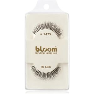 Bloom Natural Stick-On Eyelashes From Human Hair No. 747S (Black) 1 cm