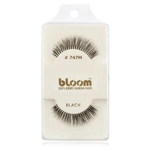 Bloom Natural Stick-On Eyelashes From Human Hair No. 747M (Black) 1 cm