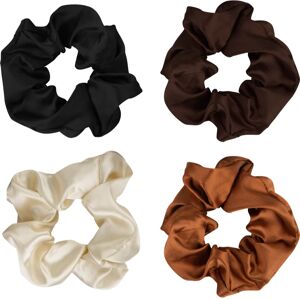 Brushworks Satin Scrunchies Natural hair bands