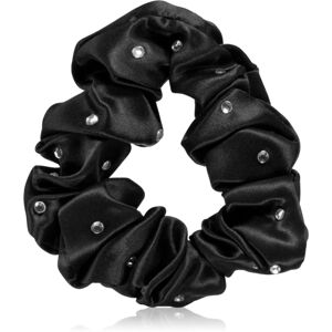 Crystallove Crystalized Silk Scrunchie silk scrunchie colour Black 1 pc