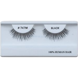 Diva & Nice Cosmetics Accessories stick-on eyelashes from human hair No 747M 1 pc