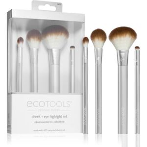 EcoTools Precious Metals brush set (with a brightening effect)