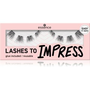 Essence LASHES TO IMPRESS false eyelashes with glue 8 pc