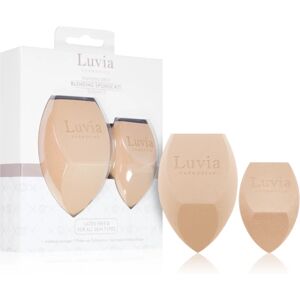 Luvia Cosmetics Diamond Drop Blending Sponge Kit multifunctional makeup sponge double colour Elegance 2 pc