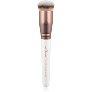 Luvia Cosmetics Prime Vegan Blurring Buffer foundation and powder brush 115 (Pearl White / Metallic Coffee Brown) 1 pc