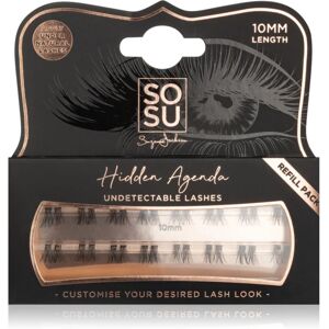 SOSU Cosmetics Hidden Agenda Undetectable Lashes knotted individual cluster lashes 10 mm