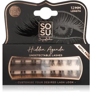 SOSU Cosmetics Hidden Agenda Undetectable Lashes knotted individual cluster lashes 12 mm