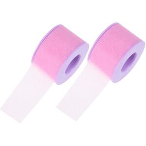 Mikinona 2 Rolls Silicone Gel Tape Lash Extension Tape Breathable Eyelash Tapes Breathable Eyelashes Tapes Beauty Supplies Lashes Extension Supplies Lashes Tools Eyelash Tools Lash Supplies